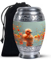 Baby Duck Memorial Urn Combo Set - Large And Keepsake Ashes Urn
