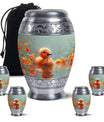 Baby Duck Memorial Urn Combo Set - Large And Keepsake Ashes Urn