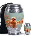 Baby Duck Memorial Urn Combo Set - Large And Keepsake Ashes Urn