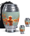 Baby Duck Memorial Urn Combo Set - Large And Keepsake Ashes Urn