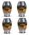 Bengal Tiger Urn Combo Set  - Large & Keepsake Urn Set For Funeral