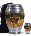 Bengal Tiger Urn Combo Set  - Large & Keepsake Urn Set For Funeral