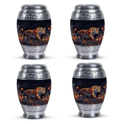 Personalized Tiger Cremation Urn for Human Ashes - 10-inch, 200 cu in - Yatskia