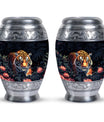 Hungry Black Tiger Cremation Urn - Burial Urn For Ashes