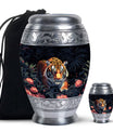 Hungry Black Tiger Cremation Urn - Burial Urn For Ashes