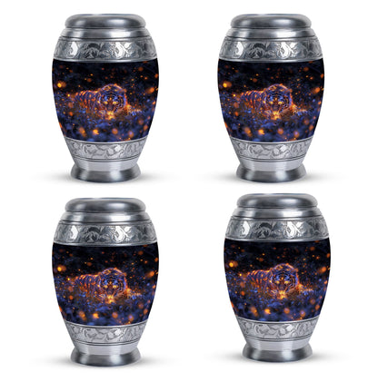 Personalized Tiger Cremation Urn for Mom - 10-inch, 200 cu in - Yatskia