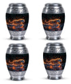 Tiger Cremation Urn - Artistic Black Decorative Urn For Hunan Ashes