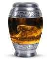 Golden Tiger Burial Urn for Ashes – Elegant Memorial Urn For Dad & Mom