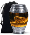 Golden Tiger Burial Urn for Ashes – Elegant Memorial Urn For Dad & Mom