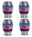 Tree of Life Urn for Human Ashes - Pink Cherry Blossom Design