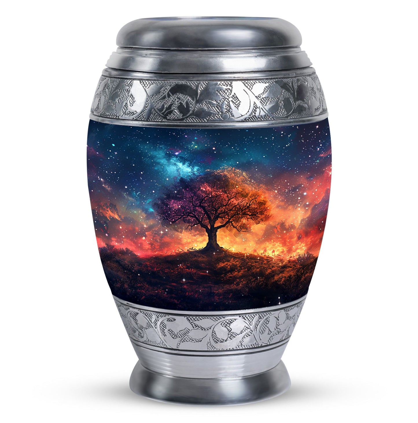 Personalized Tree of Life Keepsake Urn for Women - 10-inch, 200 cu in - Yatskia