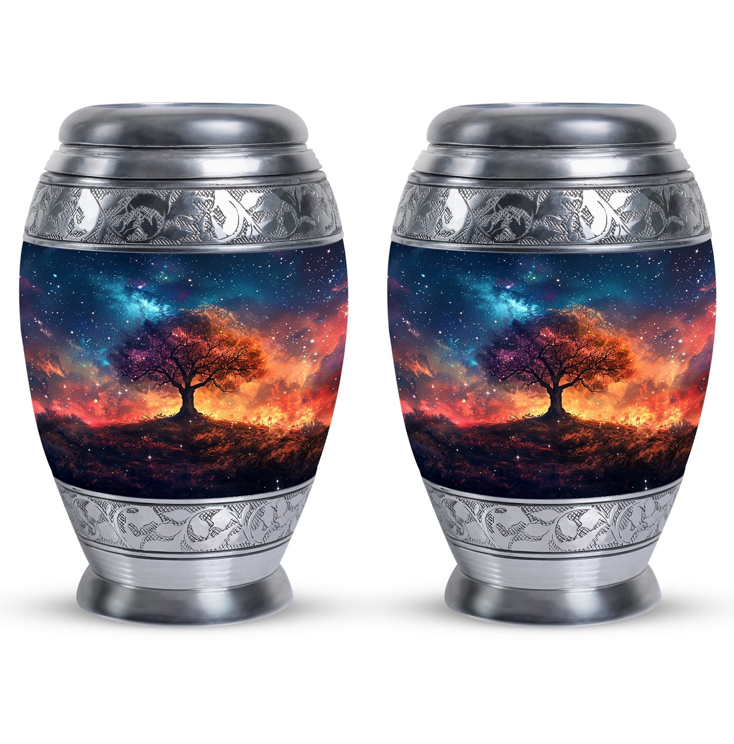 Personalized Tree of Life Keepsake Urn for Women - 10-inch, 200 cu in - Yatskia
