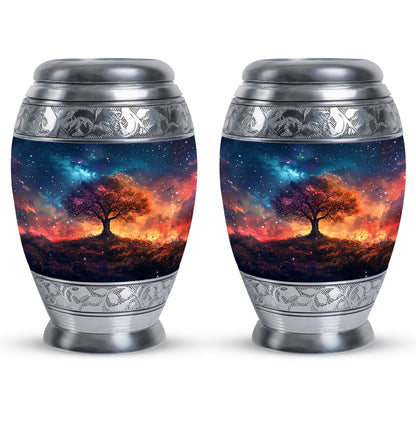Personalized Tree of Life Keepsake Urn for Women - 10-inch, 200 cu in - Yatskia