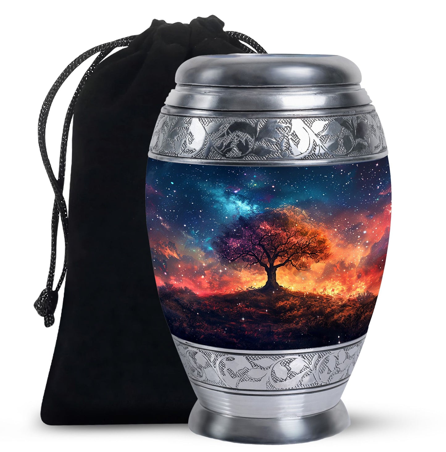 Personalized Tree of Life Keepsake Urn for Women - 10-inch, 200 cu in - Yatskia