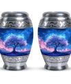 Tree of Life Burial Urn – Beautiful Artistic Blue Urn For Funeral Ashes