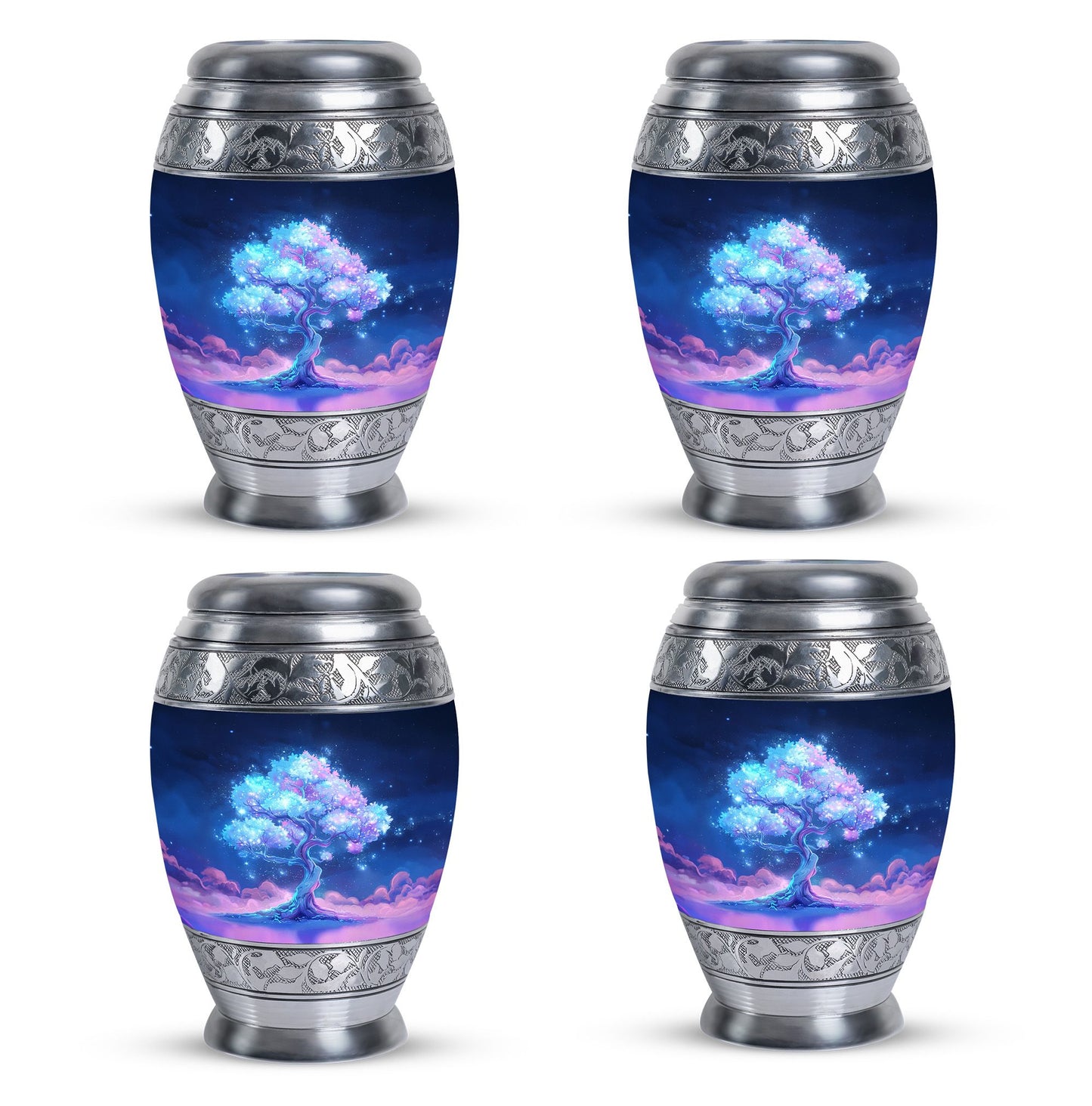 Mystical Tree Memorial Urn for Nature Lovers Cremation Keepsake