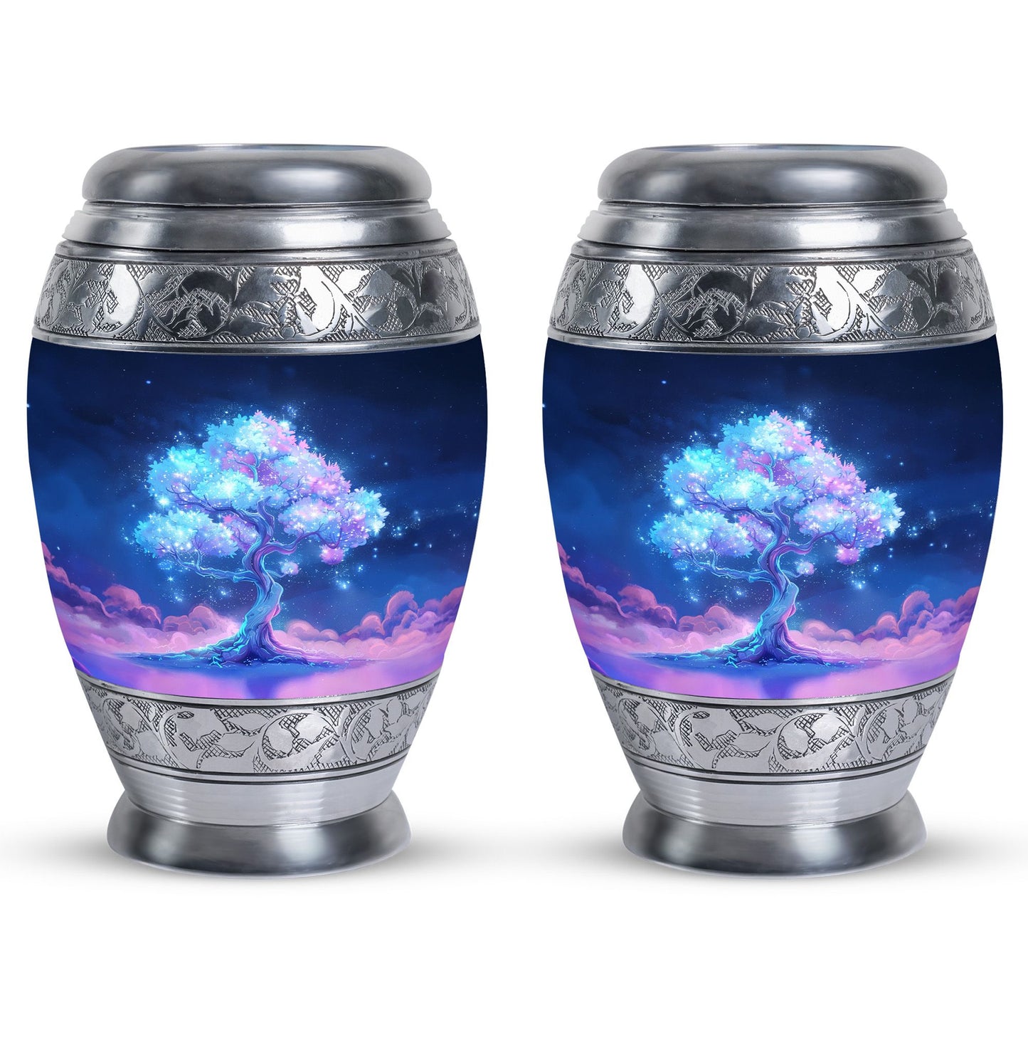 Mystical Tree Memorial Urn for Nature Lovers Cremation Keepsake