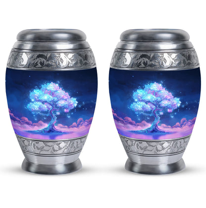 Mystical Tree Memorial Urn for Nature Lovers Cremation Keepsake