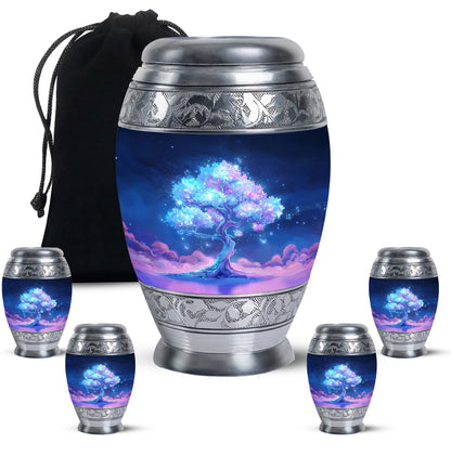 Mystical Tree Memorial Urn for Nature Lovers Cremation Keepsake