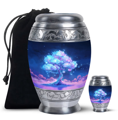 Mystical Tree Memorial Urn for Nature Lovers Cremation Keepsake