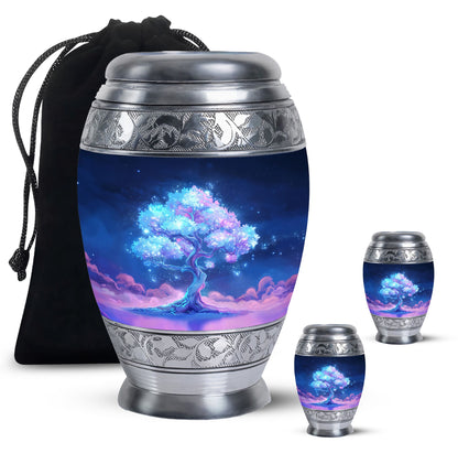 Mystical Tree Memorial Urn for Nature Lovers Cremation Keepsake
