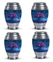 Night Pink Tree Cremation Urn - Beautiful Night Sky Burial Urn For Women