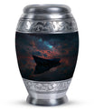 Boat Night Sky Urn – Celestial Vessel Design for Memorial Keepsakes