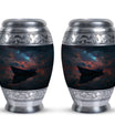 Boat Night Sky Urn – Celestial Vessel Design for Memorial Keepsakes