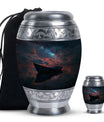 Boat Night Sky Urn – Celestial Vessel Design for Memorial Keepsakes