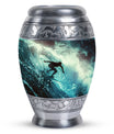 Surfer-Ocean Themed Cremation Urn - Urns For Ashes Large