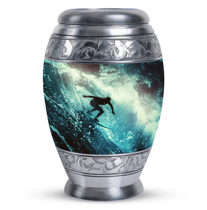 Personalized Ocean Cremation Urn for Human Ashes - 10-inch, 200 cu in - Yatskia