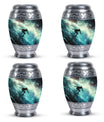 Surfer-Ocean Themed Cremation Urn - Urns For Ashes Large