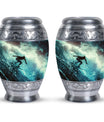 Surfer-Ocean Themed Cremation Urn - Urns For Ashes Large