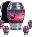 Deer Burial Urn with Beautiful Scenic Design – Unique Urn for Women