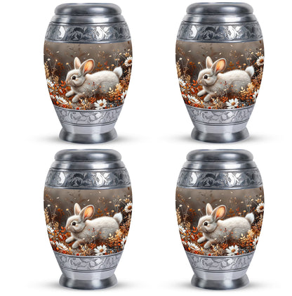 Personalized Rabbit Memorial Urn for Pet Ashes - 10-inch, 200 cu in - Yatskia