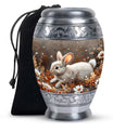 Forest Rabbit Meadow - Rabbit Urn Memorial, Funeral Shape Urn