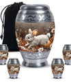 Forest Rabbit Meadow - Rabbit Urn Memorial, Funeral Shape Urn