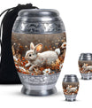 Forest Rabbit Meadow - Rabbit Urn Memorial, Funeral Shape Urn