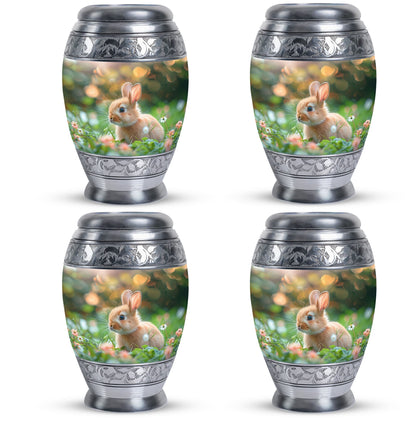 Green Personalized Pet Memorial Urn for Pet Ashes - 10-inch, 200 cu in - Yatskia