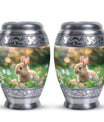 Green Baby Bunny Rabbit Urn – Beautiful Memorial for Pet Rabbits