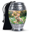 Green Baby Bunny Rabbit Urn – Beautiful Memorial for Pet Rabbits