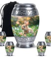 Green Baby Bunny Rabbit Urn – Beautiful Memorial for Pet Rabbits