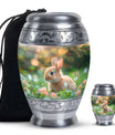 Green Baby Bunny Rabbit Urn – Beautiful Memorial for Pet Rabbits