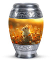 Sunset Baby Bunny Rabbit Urn - Beautiful Memorial For Pets Ashes