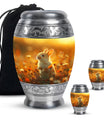 Sunset Baby Bunny Rabbit Urn - Beautiful Memorial For Pets Ashes