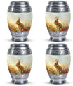 Baby Bunny Rabbit Urn – Beautiful Floral Design Memorial for Pet Remains