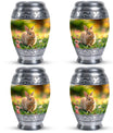 Bunny Rabbit Garden Urn - Beautiful Pet Memorial with Nature Design