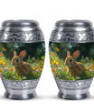 Summer Bunny Burial Urn - Decorative Unique Urns For Burial Ashes