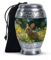 Summer Bunny Burial Urn - Decorative Unique Urns For Burial Ashes
