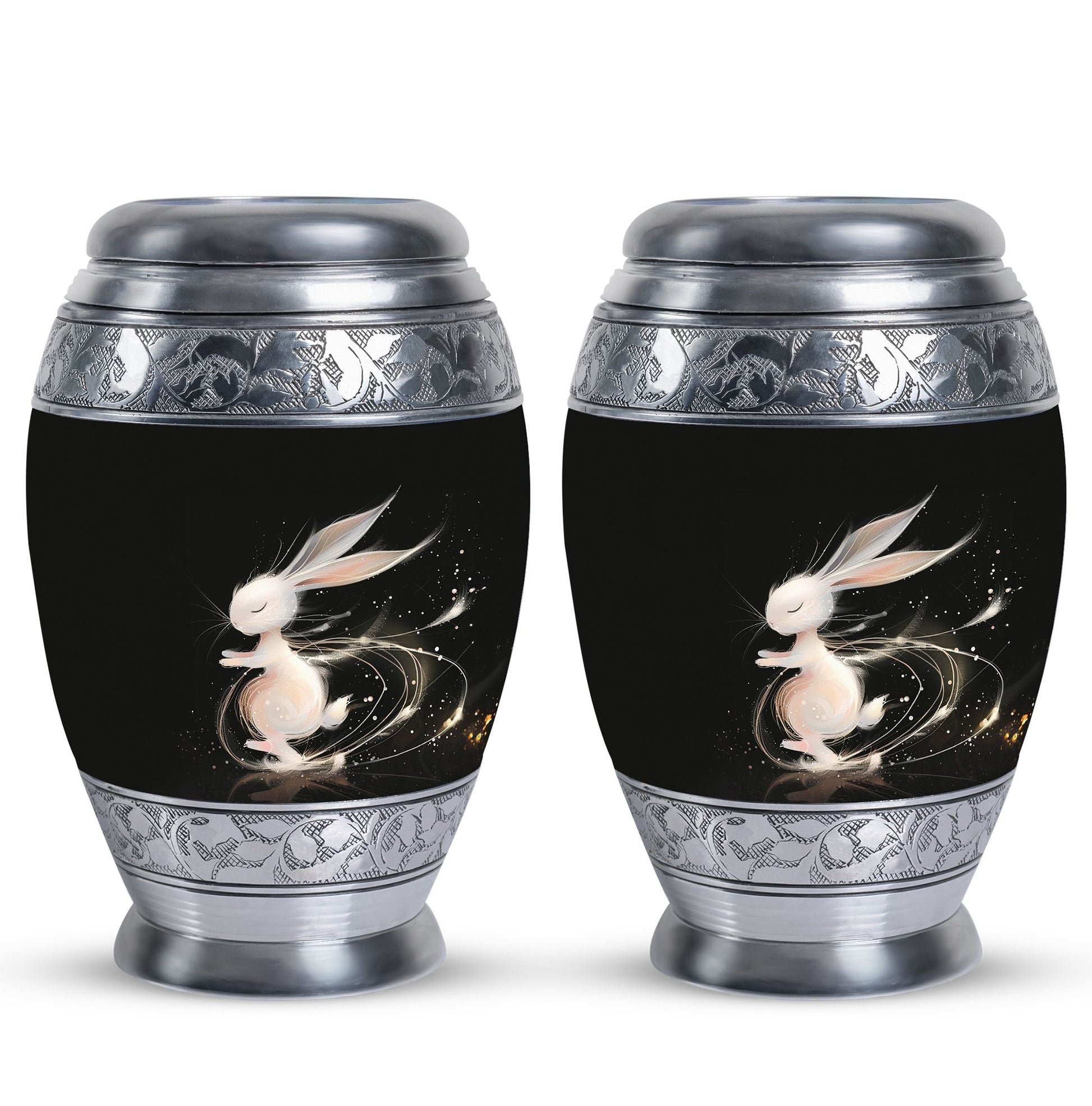 Sleeping Bunny Rabbit Urn - Personalized Pet Urns For Ashes